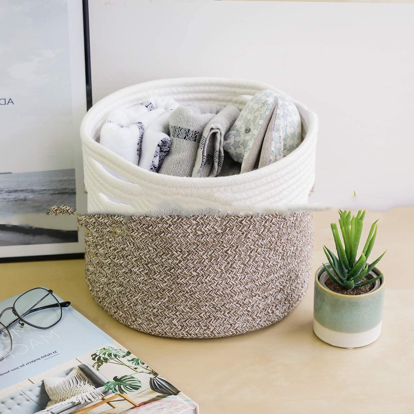 Woven Storage Basket – Organize Your Space in Style