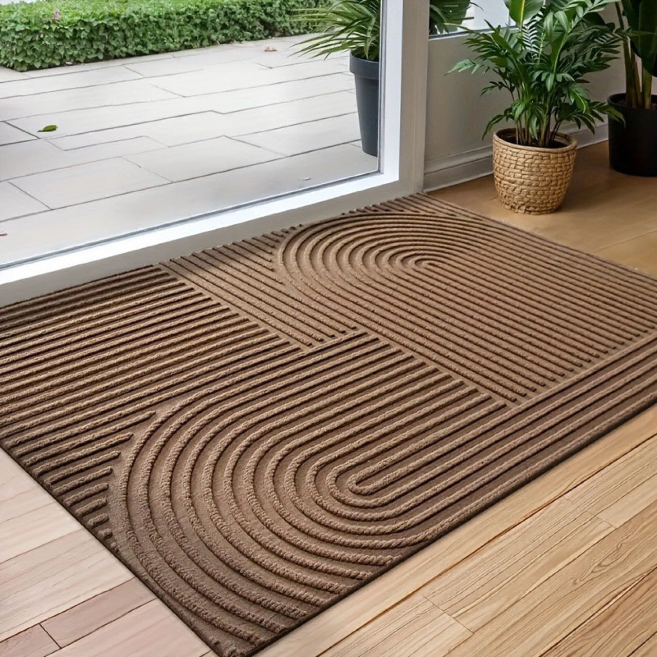 Velvet Floor Mat. Elegant Protection for Your Entry