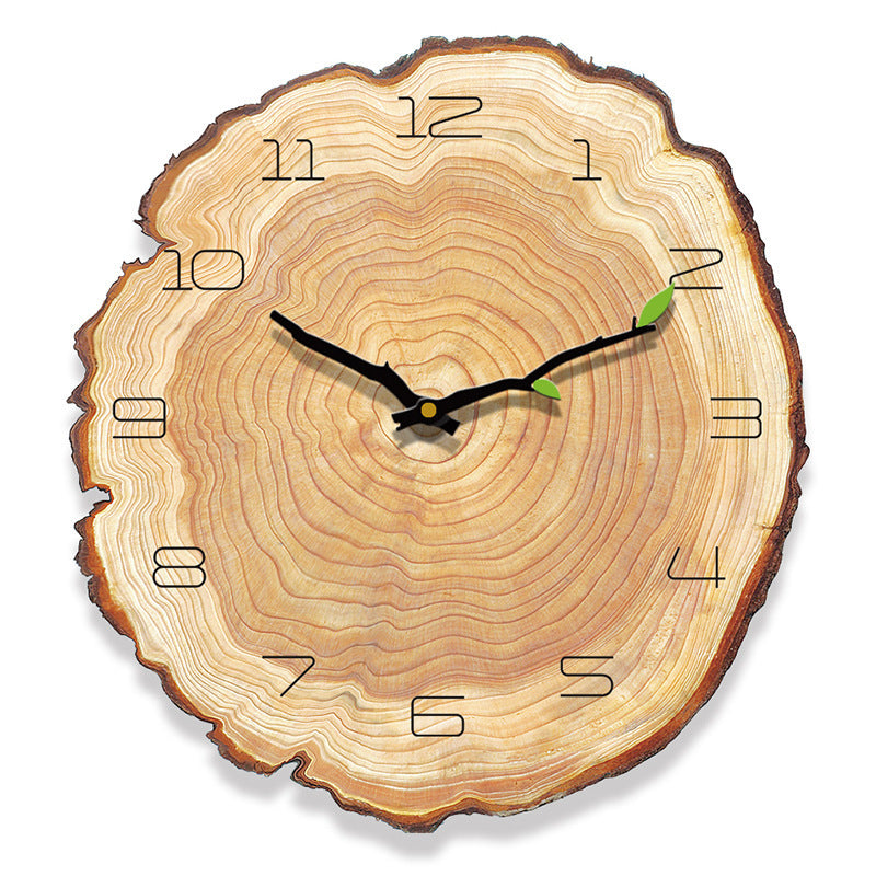 Wooden Wall Clock. Bring Nature Indoors