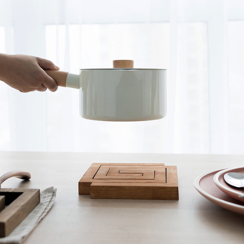 Wooden Heat Shield. Elegant and Practical Table Companion