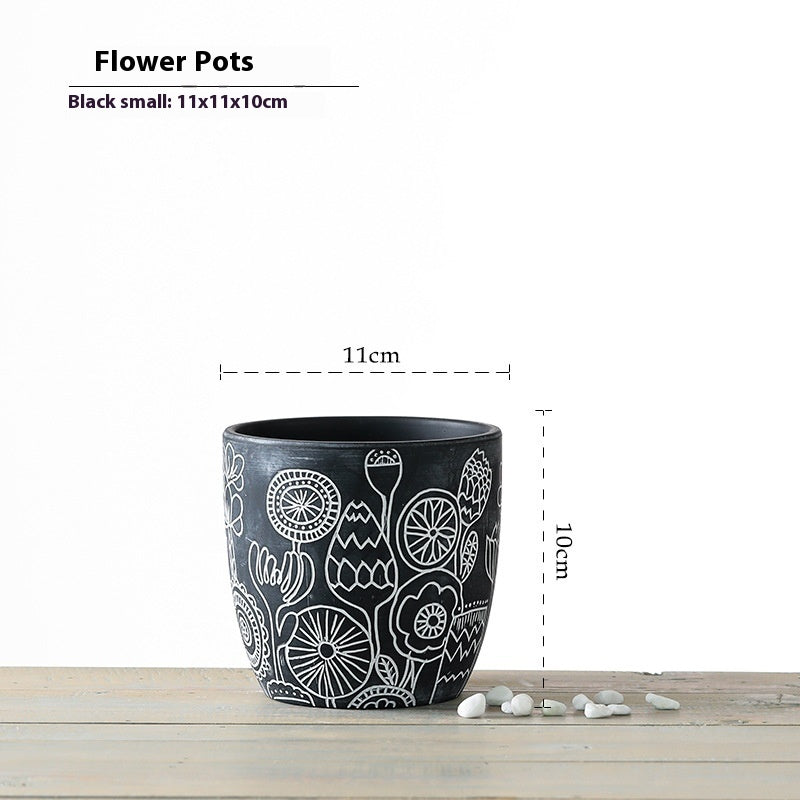Ceramic Plant Pot. Stylish and Vibrant Decor