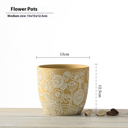 Ceramic Plant Pot. Stylish and Vibrant Decor