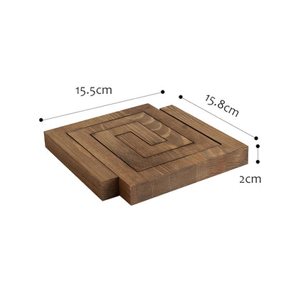 Wooden Heat Shield. Elegant and Practical Table Companion