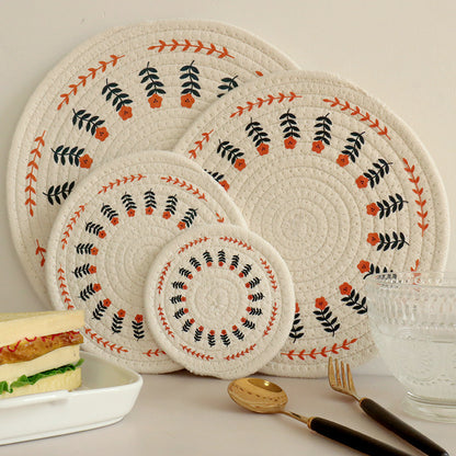 Nordic Cotton Placemat. Cute, Calm Table Style