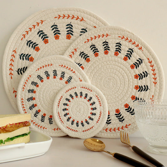 Nordic Cotton Placemat. Cute, Calm Table Style