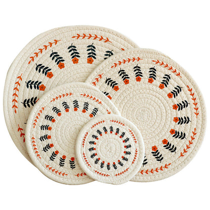 Nordic Cotton Placemat. Cute, Calm Table Style