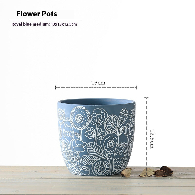 Ceramic Plant Pot. Stylish and Vibrant Decor