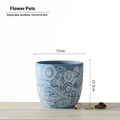 Ceramic Plant Pot. Stylish and Vibrant Decor