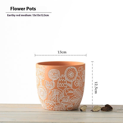 Ceramic Plant Pot. Stylish and Vibrant Decor