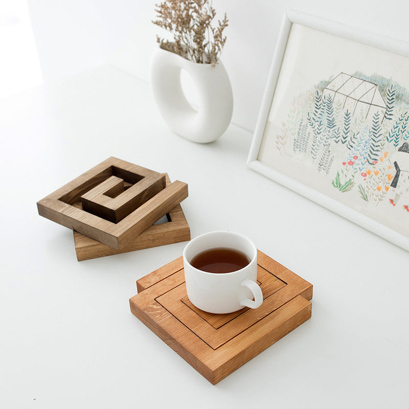 Wooden Heat Shield. Elegant and Practical Table Companion