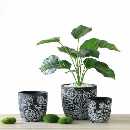 Ceramic Plant Pot. Stylish and Vibrant Decor