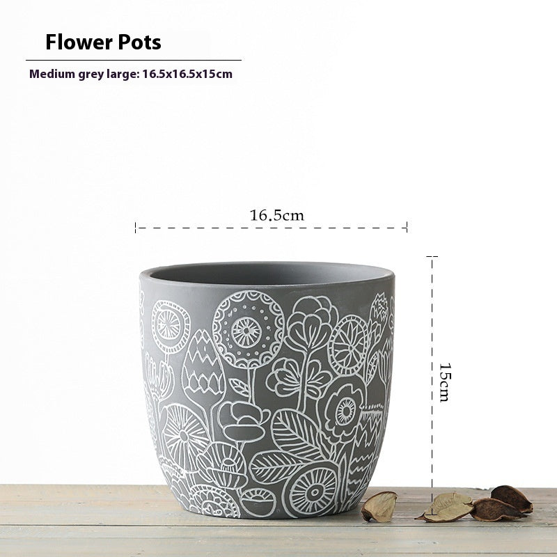 Ceramic Plant Pot. Stylish and Vibrant Decor
