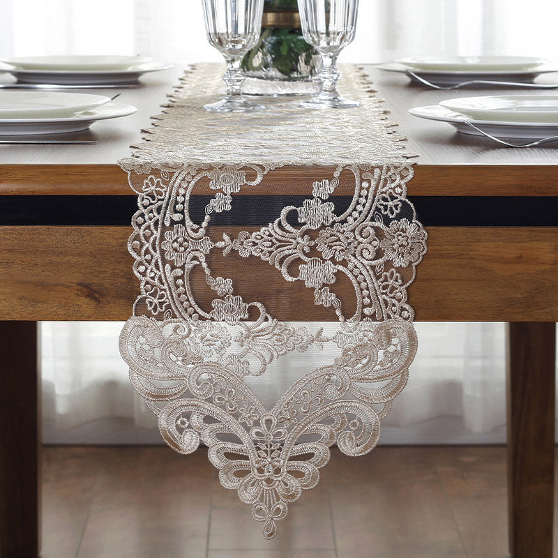 Lace Table Runner. Soft European Charm for Any Table