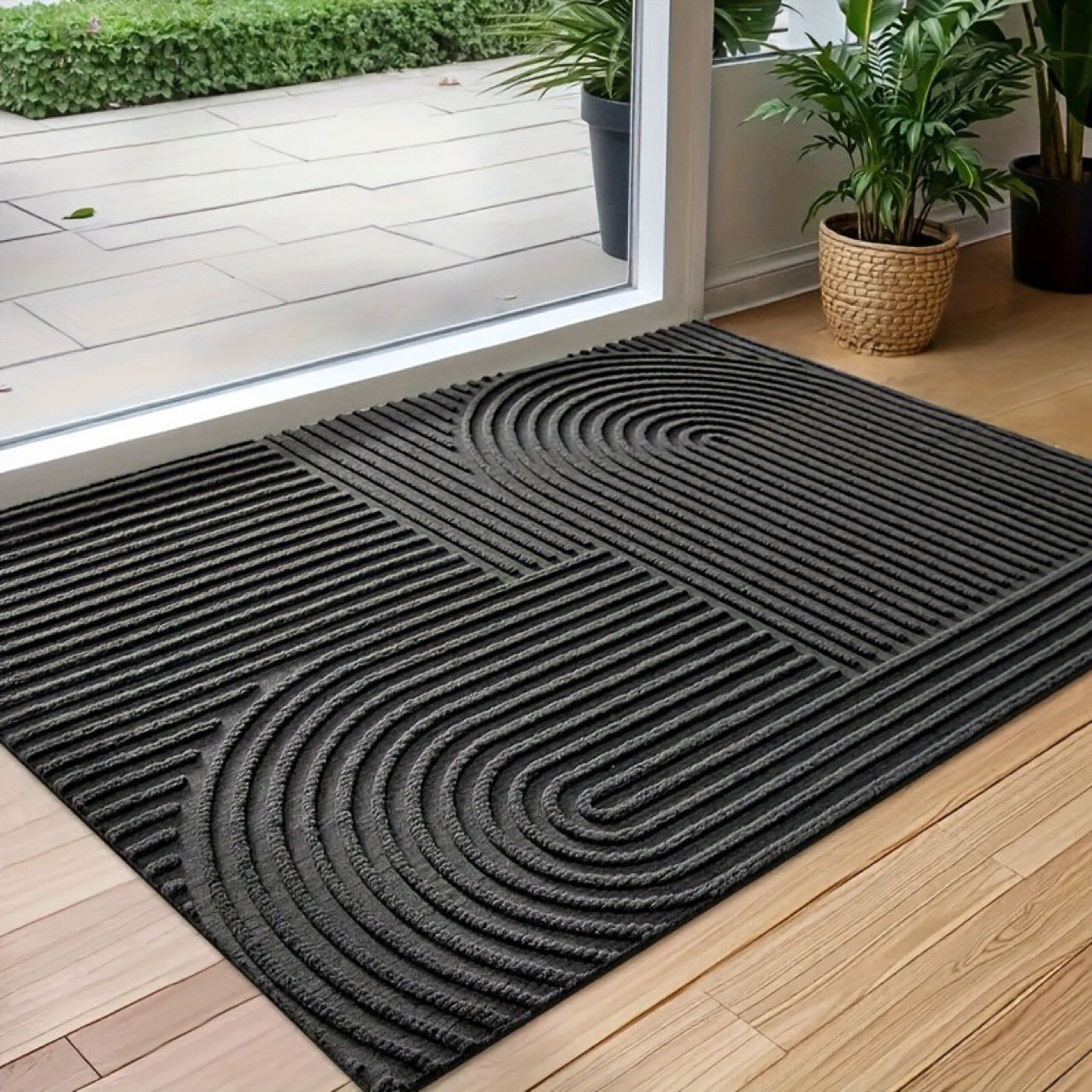 Velvet Floor Mat. Elegant Protection for Your Entry