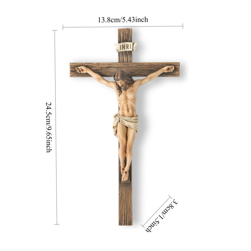 Rustic Resin Cross – Bring Faith to Your Space