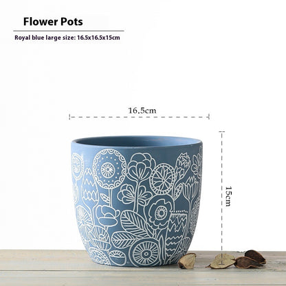 Ceramic Plant Pot. Stylish and Vibrant Decor